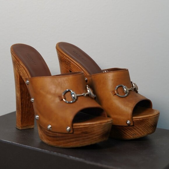 Gucci, Morena, Leather Platform - Picture 2 of 3